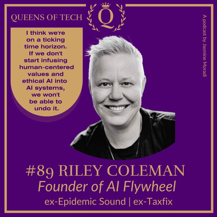 cover art for Tech Queen: Riley Coleman – Founder of AI Flywheel