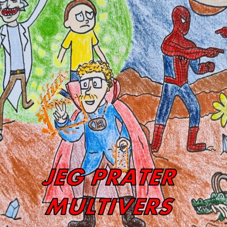 cover art for JEG prater multivers med Andreas De Brito Jonassen