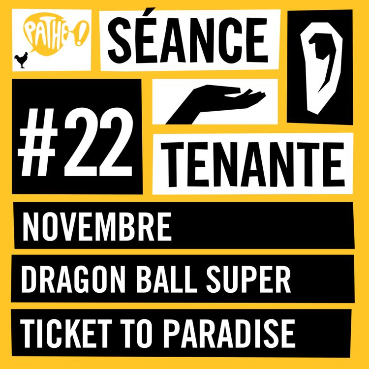 cover art for Novembre, Dragon Ball Super, Ticket to Paradise