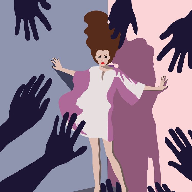 cover art for Never fully dressed…