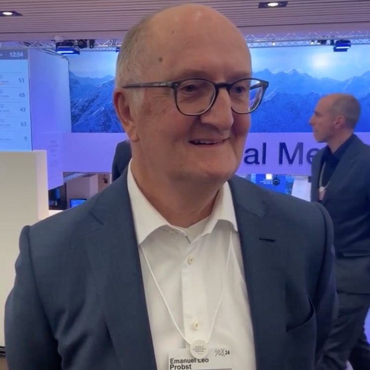 cover art for «Ich bewundere Klaus Schwab»: Jura-Chef Emanuel Probst über seine erste WEF-Teilnahme in Davos