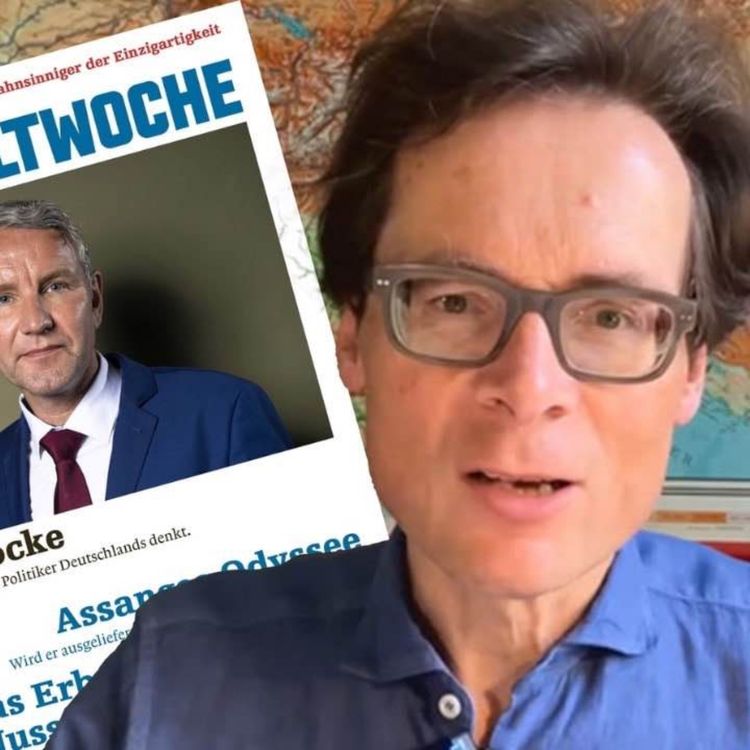 cover art for Weltwoche Deutschland: Höcke-Interview, Putin bei Xi, Julian Assange, Albert Schweitzer.