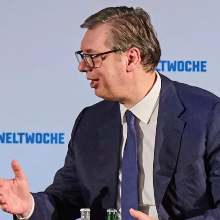 cover art for «Putin wird nicht zögern, zurückzuschlagen»: Präsident Vucic über den Ukraine-Krieg (Deutsch)