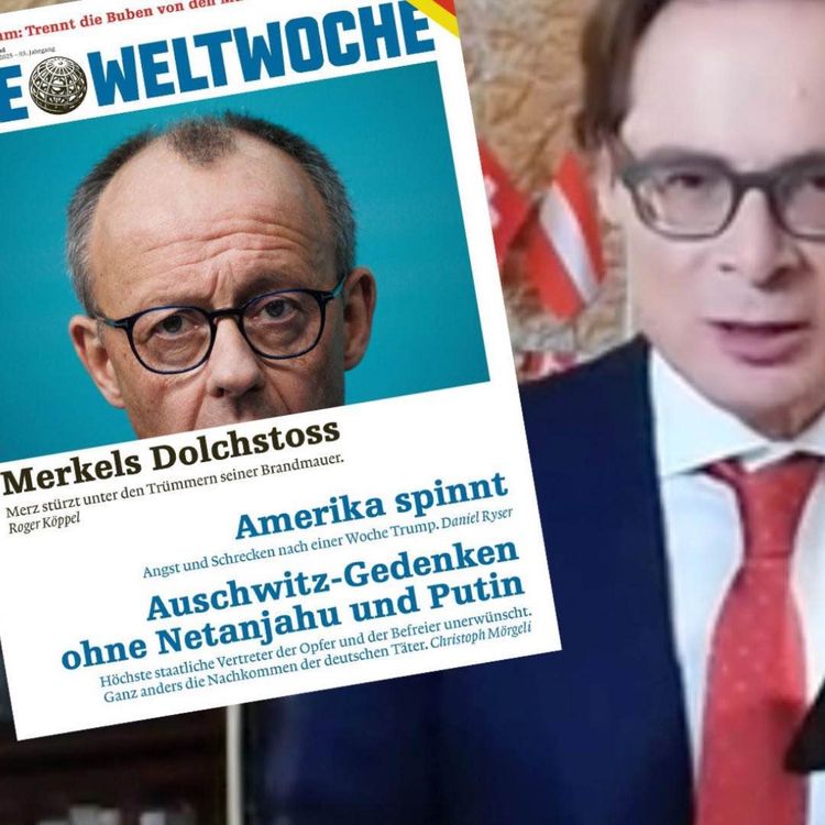 cover art for Merkels Dolchstoss: Der lavierende Merz stürzt unter den Trümmern seiner Brandmauer