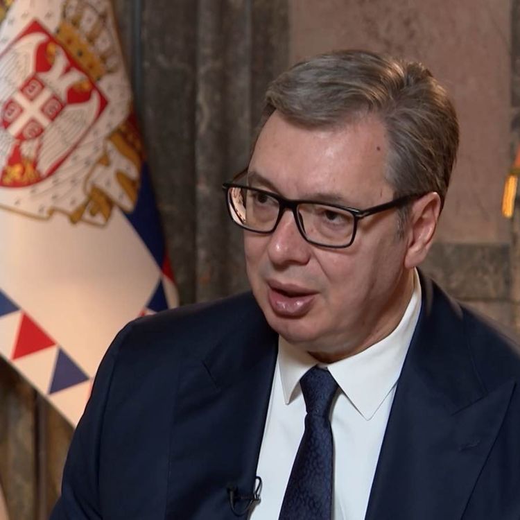 cover art for Sabotiert die EU einen Frieden in der Ukraine? Serbiens Präsident Aleksander Vučić über die verrückte Weltlage und die Kunst des Überlebens in der Politik