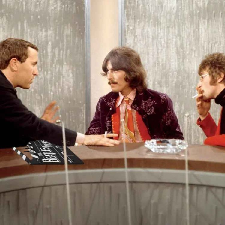 cover art for John Lennon and George Harrison on The Frost Programme 1967: transcendental meditation debate