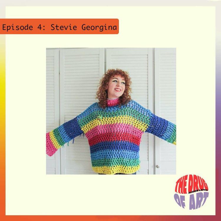 cover art for Episode 4 with artist Stevie Georgina
