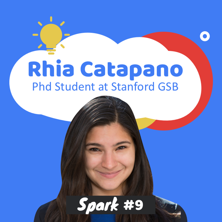 cover art for 9. Happy Moments that Last with Stanford GSB Phd Candidate Rhia Catapano