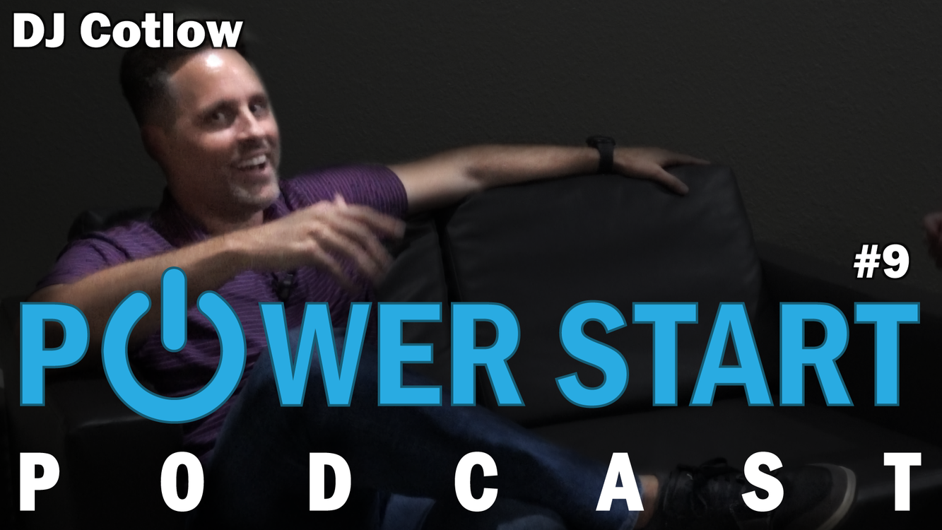 cover art for PowerStart Podcast Episode 9 with the creator of AWU - DJ Cotlow