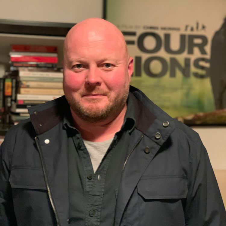 cover art for #12 - Mark Herbert, producer of This Is England. Co-CEO of Warp Films