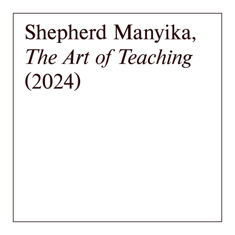 cover art for The Art of Teaching