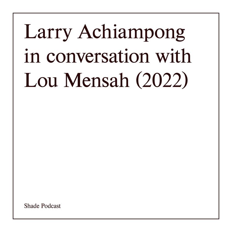 cover art for Larry Achiampong