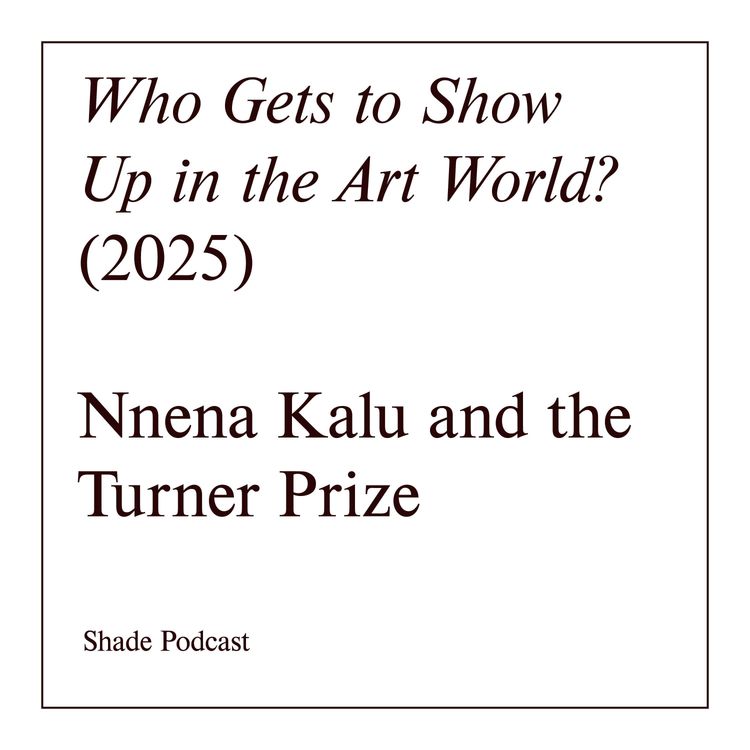cover art for Who Gets to Show Up in the Art World?