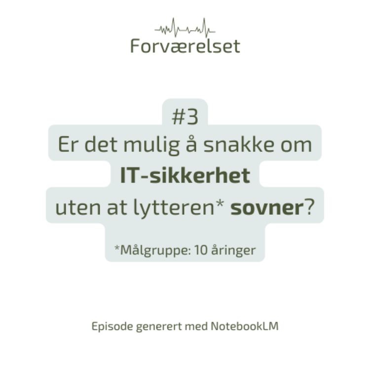 cover art for Er det mulig å snakke om IT-sikkerhet uten at lytteren sovner? (eng)
