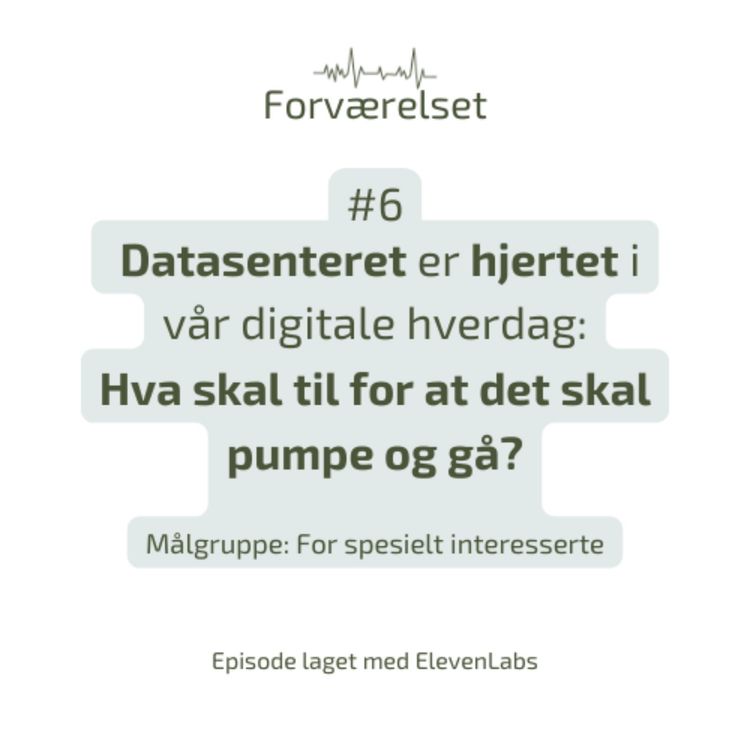 cover art for Datasenteret er hjertet i vår digitale hverdag (nor)