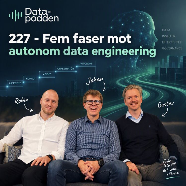 cover art for 227 - Fem faser mot autonom data engineering