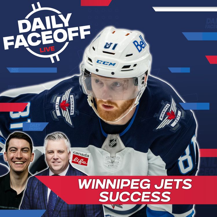cover art for What's behind the Winnipeg Jets Sustained Success? | Daily Faceoff LIVE - February 6th