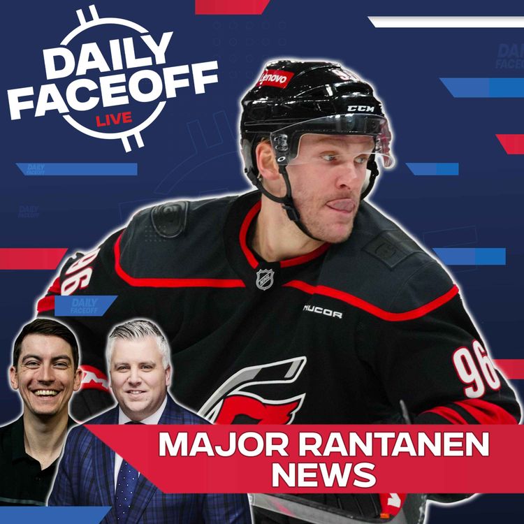 cover art for Rantanen Rockets to #1 on Trade Targets Board | Daily Faceoff LIVE