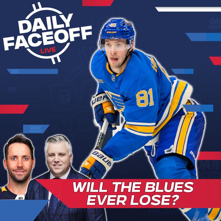 cover art for Will The Blues Ever Lose Again? | Daily Faceoff LIVE