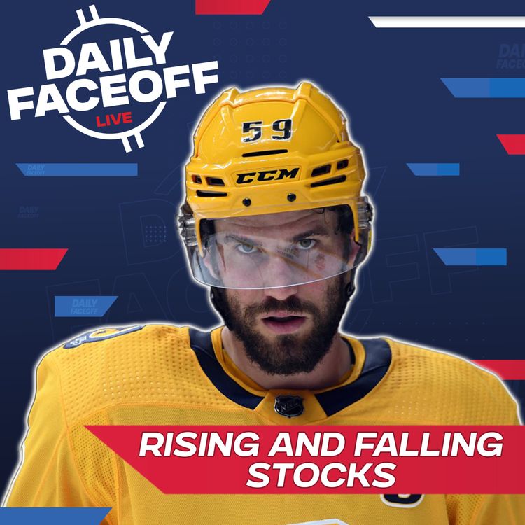 cover art for Which Players Stock Rose the Most This Season? | Daily Faceoff LIVE