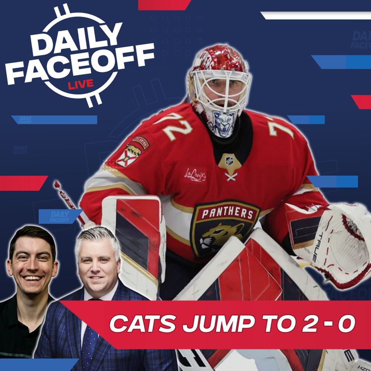 cover art for Cats Jump to 2-0 Lead & Leafs Deliver Dagger to Sens | Daily Faceoff LIVE