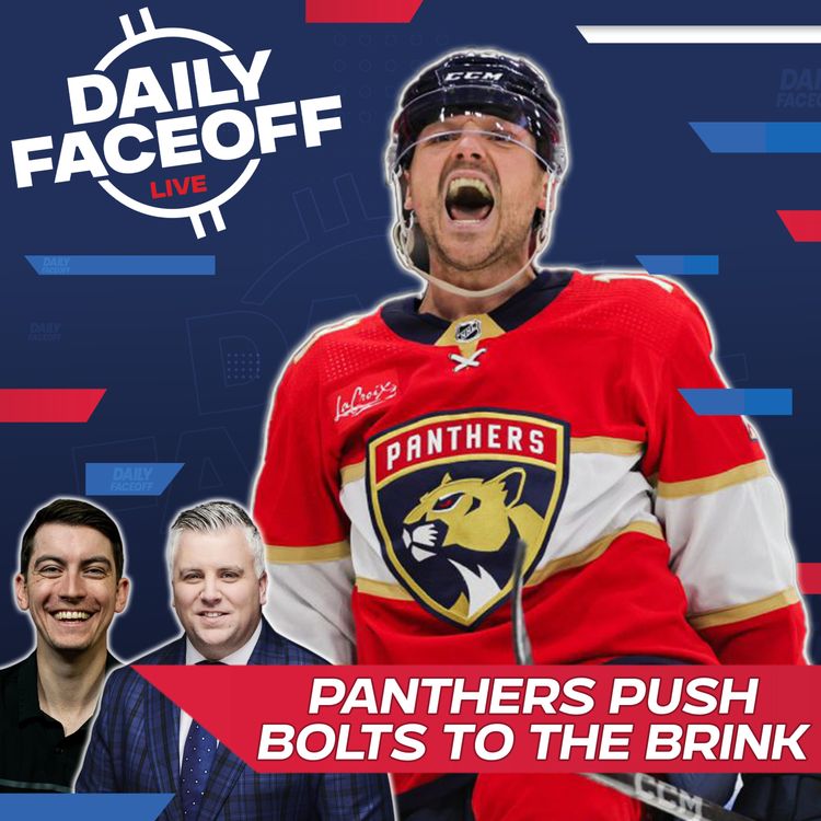 cover art for Panthers Push Lightning to Brink in the Battle of Florida | Daily Faceoff LIVE