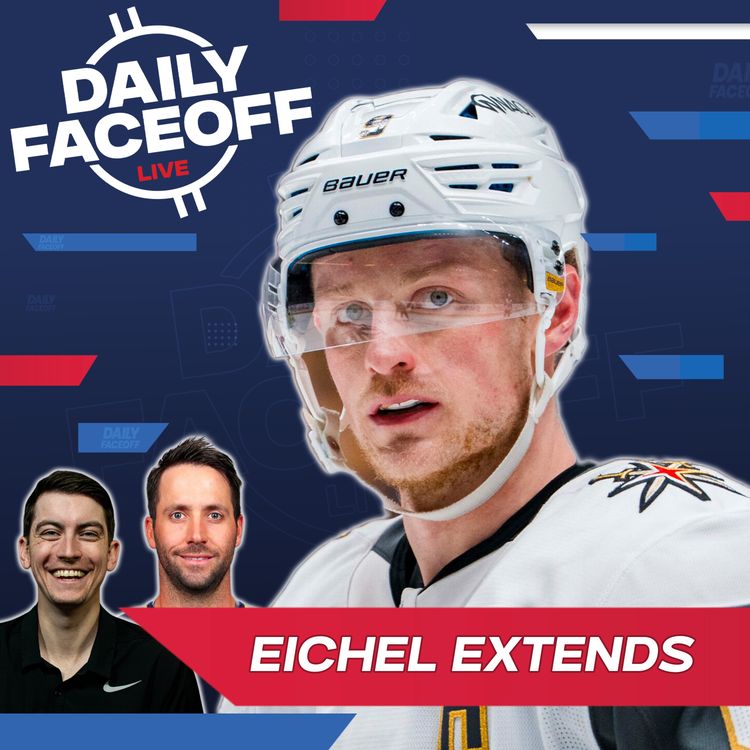 cover art for Jack Eichel Extends 8 Years with the Vegas Golden Knights