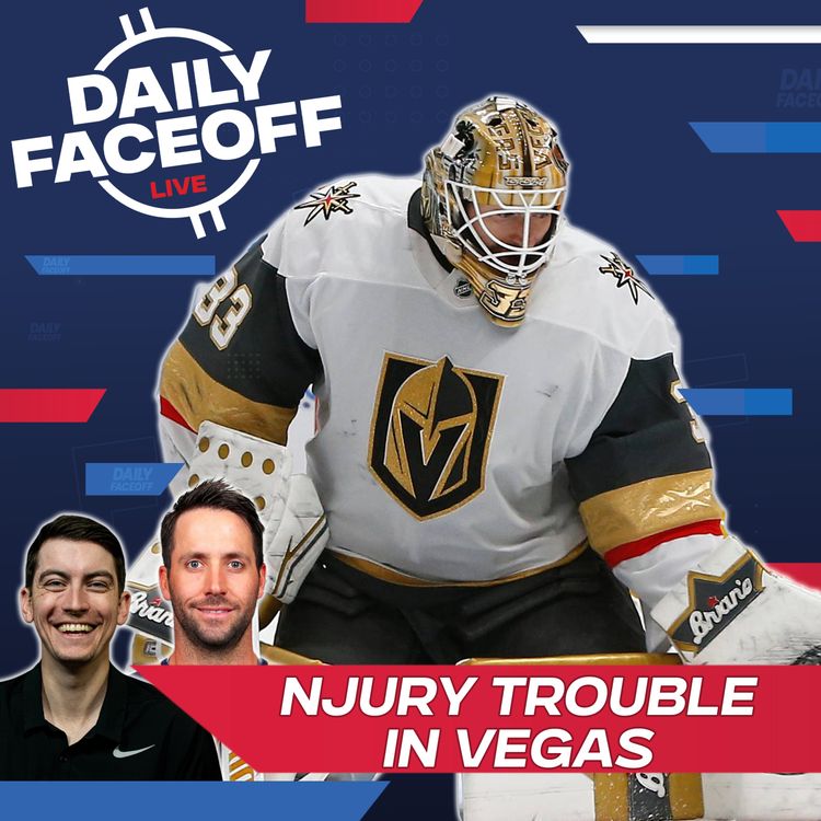 cover art for Adin Hill Injured in Golden Knights Win Over Hurricanes