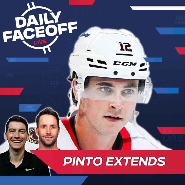 cover art for Shane Pinto Extends 4 Years With The Ottawa Senators