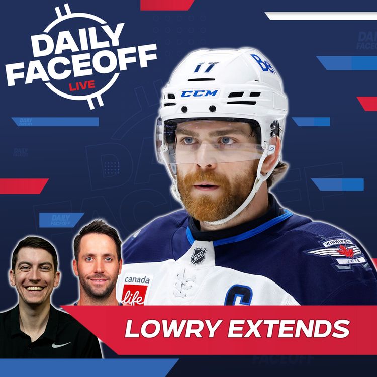 cover art for Oilers Slump Continues & Jets Extend Adam Lowry