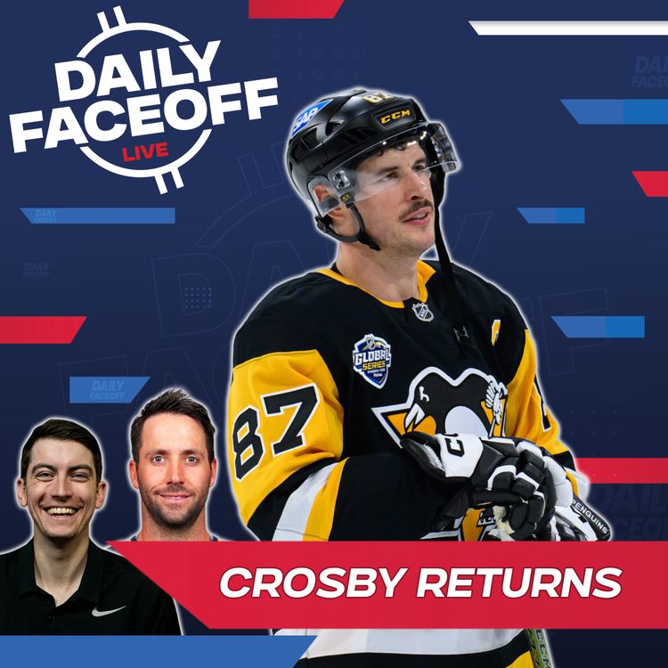 cover art for Penguins Fall In Crosby’s Return & Islanders Sign Cole Eiserman