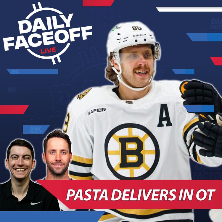 cover art for Pastrnak Delivers in OT, Oilers Survive & Massive Game 5’s Ahead