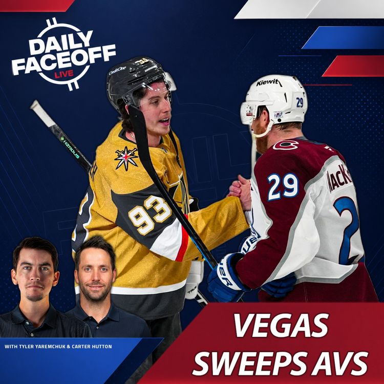 cover art for Golden Knights Sweep Colorado + The Islanders Next Steps