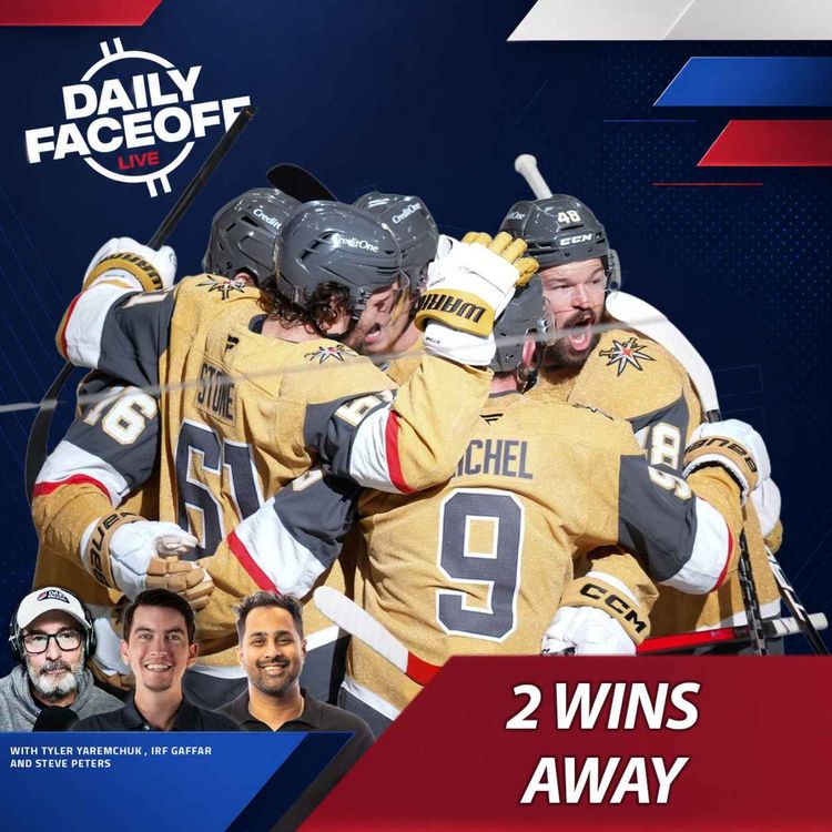 cover art for Live from Las Vegas: The Golden Knights Are Two Wins From Stanley