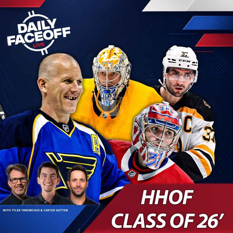 cover art for Price, Tkachuk & Bergeron headline 2026 HHOF Class