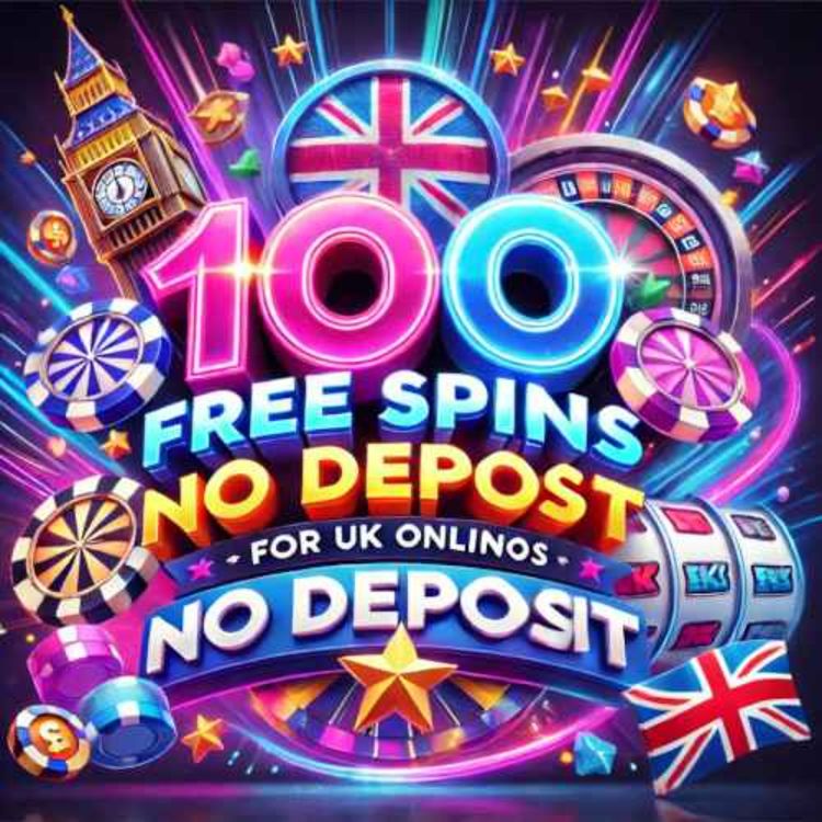 cover art for 100 Free Spins No Deposit for UK Online Casinos