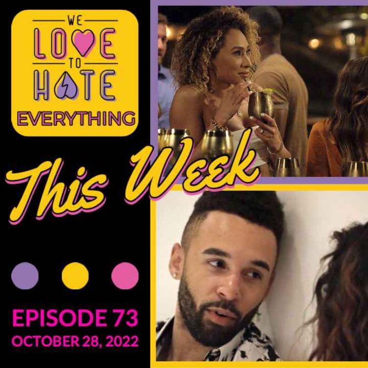 cover art for Weekly Roundup: Love is Blind, RHOSLC, current TikTok obsessions, and The Watcher!