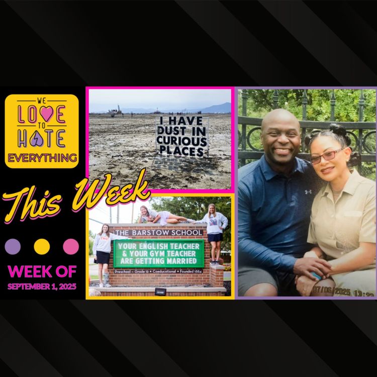 cover art for HOT TOPICS 9/1/25 Plathville, Unknown Number, Stalking Samantha, Jon & Kate Tiktok, Burning Man & more!!!