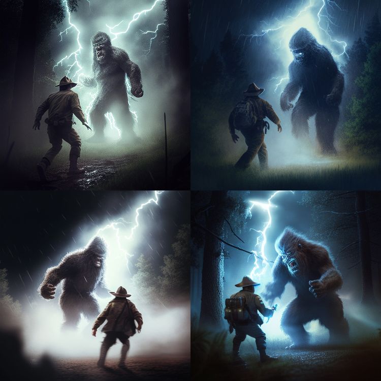 cover art for 23 SCARY CRYPTID ENCOUNTER HORROR STORIES