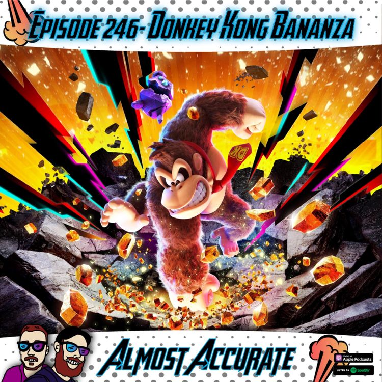 cover art for 246- Donkey Kong Bananza, Fantastic 4 First Steps