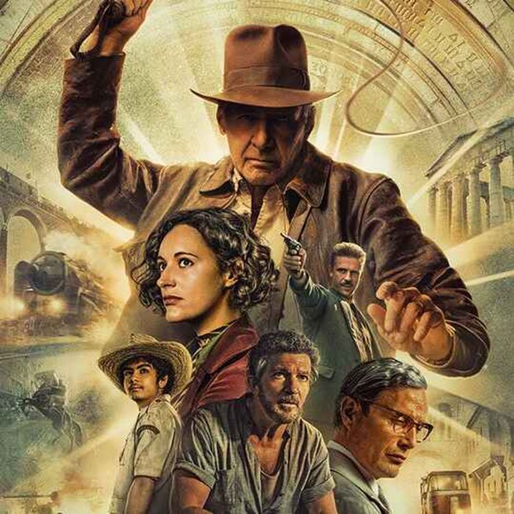 cover art for #65 - Indy V - My 10 pence worth! INDIANA JONES & THE DIAL OF DESTINY (2023)