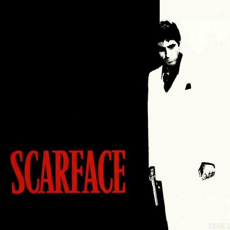 cover art for #46 SCARFACE (1983) - Al Pacino, Steven Bauer, Michelle Pfeiffer Dir - Brian De Palma