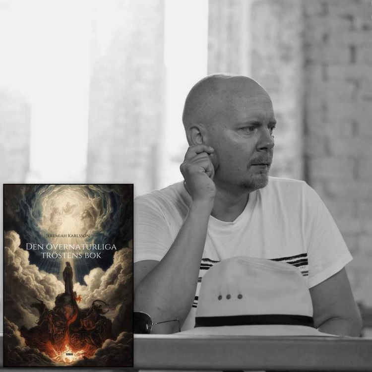 cover art for Intervju om min nya roman "Den övernaturliga tröstens bok"