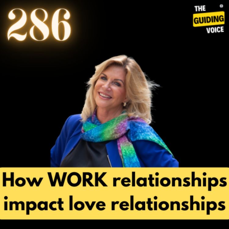 cover art for How work relationships impact love relationships? RIANA MILNE | #TGV286