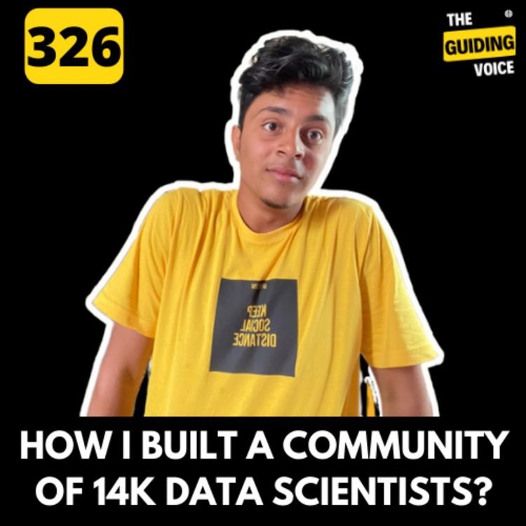 cover art for Supporting the community of over 13K Data science and ML aspirants through LizeFly | Prashanth Pammar | #TGV326