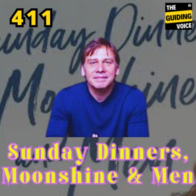 cover art for Sunday Dinners, Moonshine & Men  | Tate Barkley | #TGV411