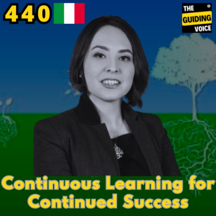 cover art for Continuous Learning for personal empowerment & continued success | Valentina Lorenzon | #TGVGlobalSpeakerFestival | #TGV440