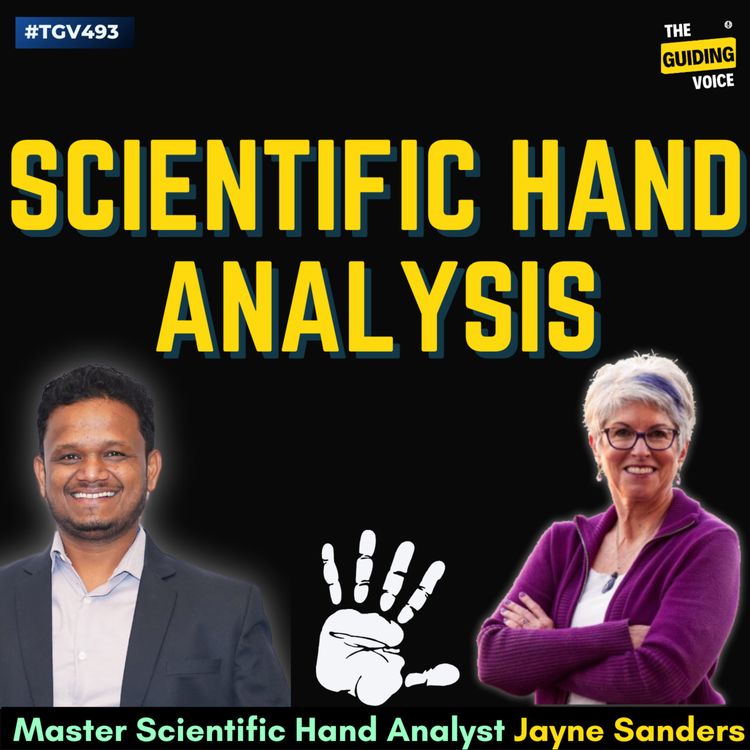 cover art for Scientific Hand Analysis (SHA) | Jayne Sanders | #TGV493