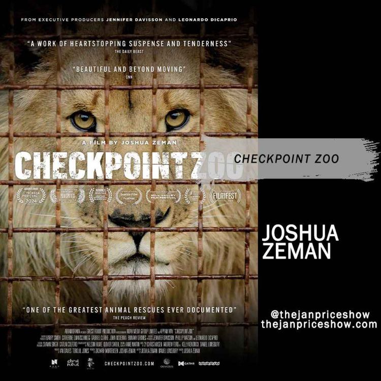 cover art for Joshua Zeman on Checkpoint Zoo – A Harrowing Animal Rescue Behind Enemy Lines
