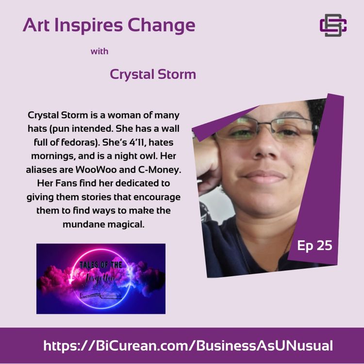 cover art for Art Inspires Change with Crystal Storm